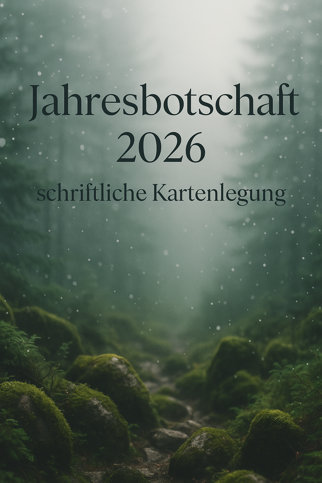 Die schriftliche Jahresbotschaft 2026 + Monats Energie Januar