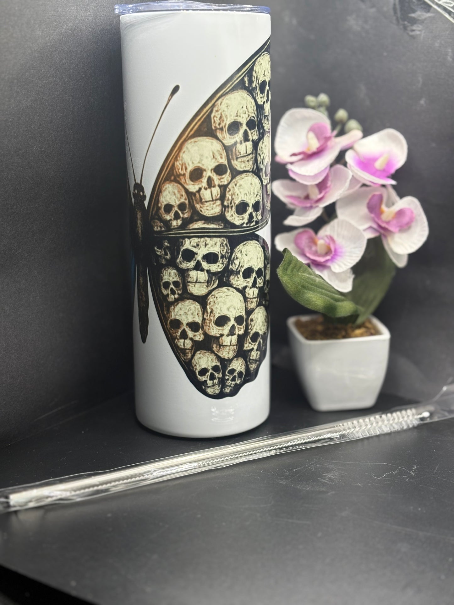 "Wenn die Seele schreit" – Thermo-Tumbler mit originalem Buchcover