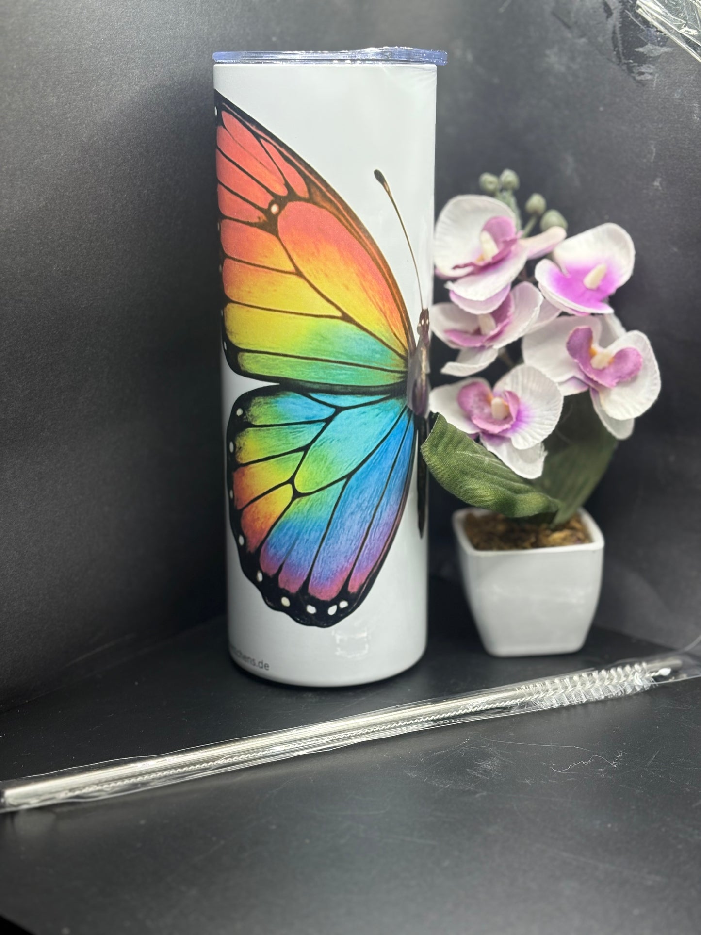 "Wenn die Seele schreit" – Thermo-Tumbler mit originalem Buchcover