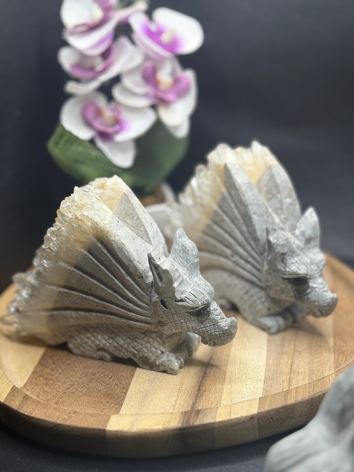 Achat-Wasserspeier – Naturgewalt in Kristallform