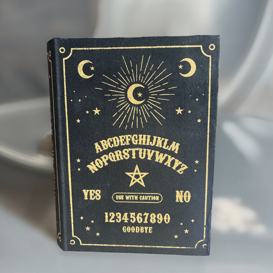 Geheimes Holzbuch „Ouija-Design“ – Verborgene Geheimnisse