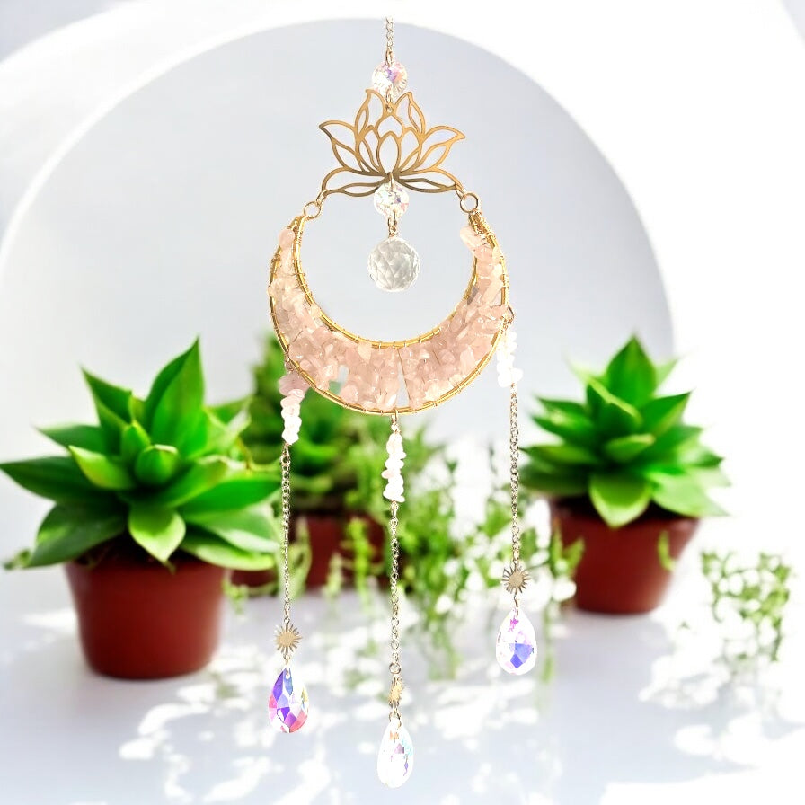 Sonnenfänger mit Kristallen