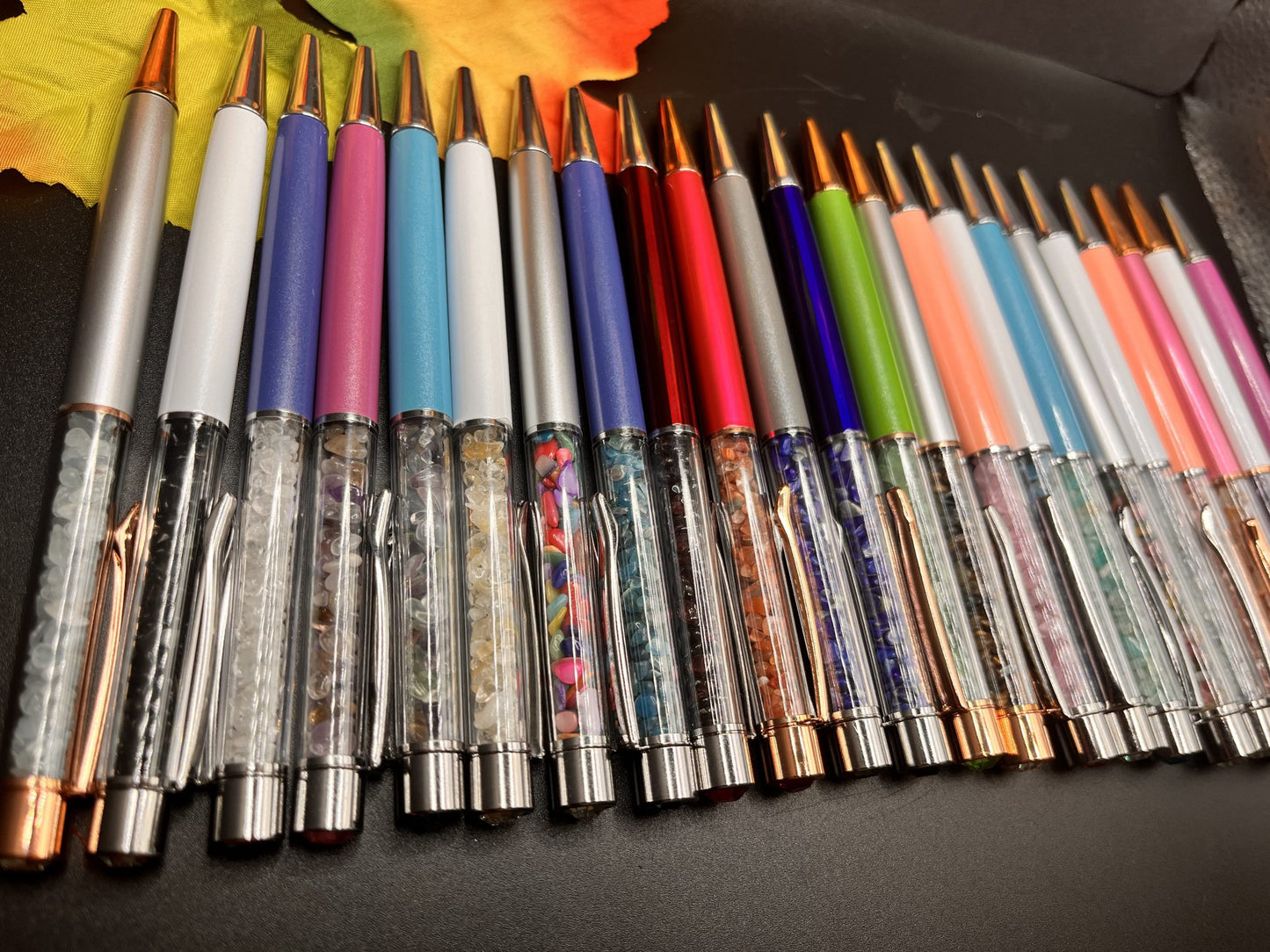 Kugelschreiber mit Kristallen