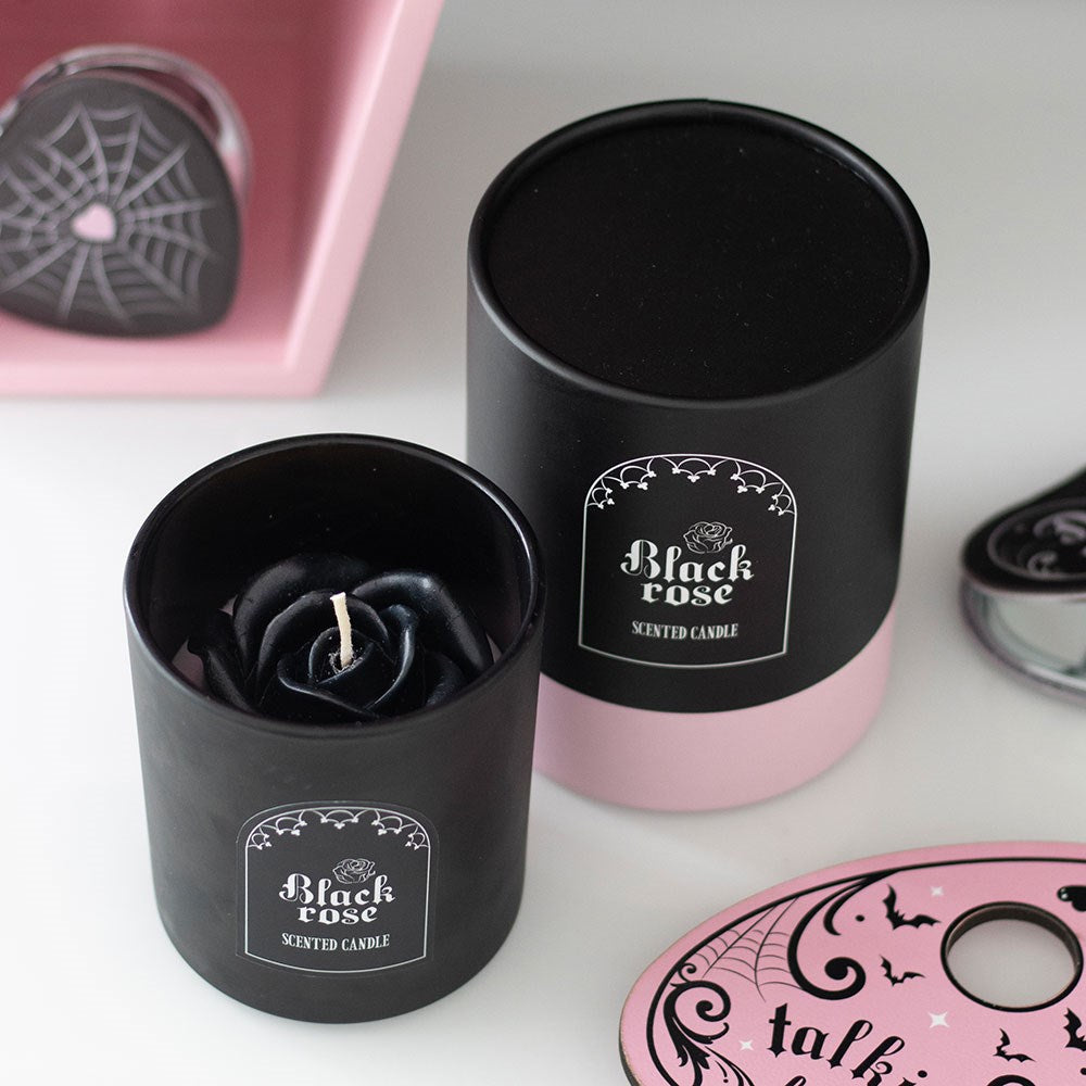 Duftkerze „Black Rose“ – Eleganz in Dunkelheit