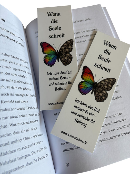 Lesezeichen „wenn die Seele schreit“