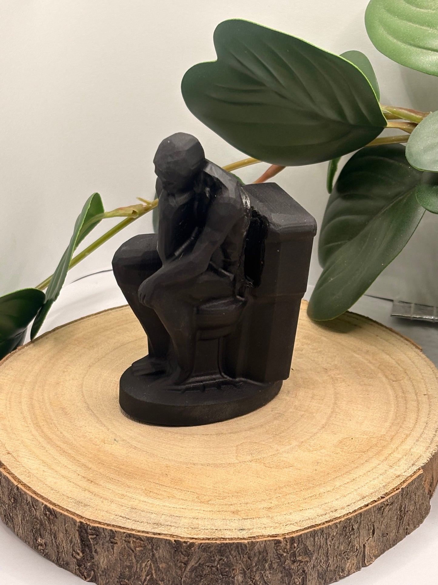 Mann Auf Toilette